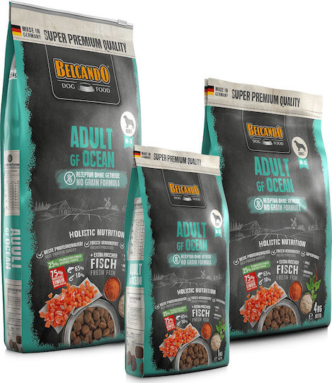 Belcando Adult GF Ocean 12.5kg Ξηρά Τροφή χωρίς Σιτηρά για Ενήλικους Σκύλους με Ψάρια και Σολομό