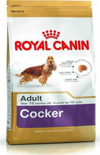 Royal Canin Adult Cocker 3kg Dry Food for Adult Medium Breed Dogs with Brown rice and Chicken