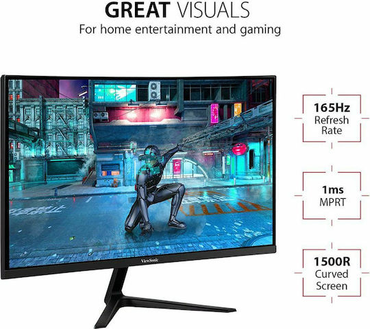 Viewsonic VX2718-2KPC-MHD VA Curved Монитор 27" QHD 2560x1440 165Hz