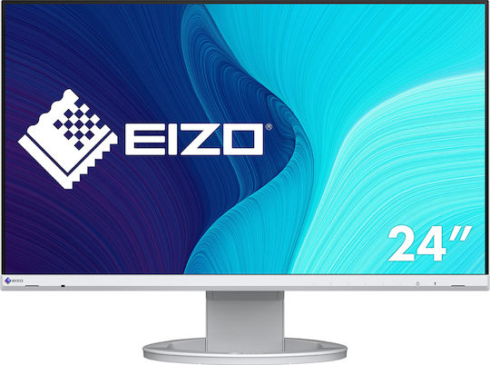 Eizo FlexScan EV2480 IPS Monitor 23.8" FHD 1920x1080 με Χρόνο Απόκρισης 5ms GTG Λευκό