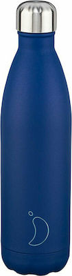 Chilly's Matte Flasche Thermosflasche Rostfreier Stahl BPA-frei Blau 750ml 200409