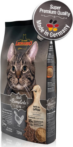 Leonardo Adult Complete 32/16 Суха Храна за Възрастни Котки с Птици 0.4кг