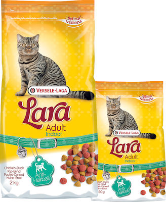 Versele Laga Lara Adult Indoor Anti-Hairball Ξηρά Τροφή για Ενήλικες Γάτες με Γαλοπούλα / Κοτόπουλο 2kg