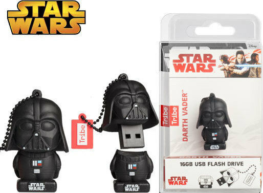 Tribe Star Wars Darth Vader 16GB USB 2.0 Stick Μαύρο