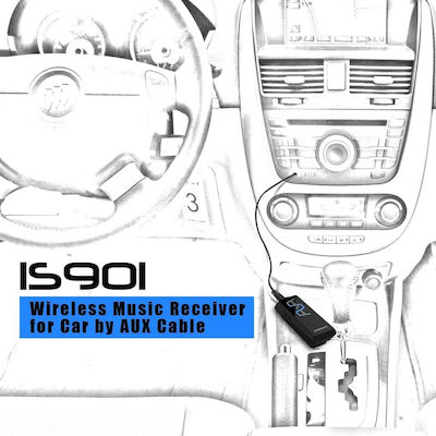 IS901 In-ear Bluetooth Handsfree Ακουστικά Μαύρα