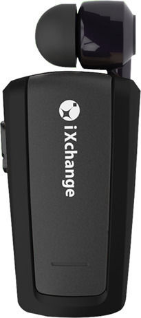iXchange UA-25 In-ear Bluetooth Handsfree Ακουστικό Πέτου Μαύρο