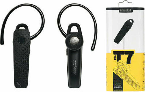 Remax RB-T7 Earbud Bluetooth Handsfree Ακουστικό Μαύρο