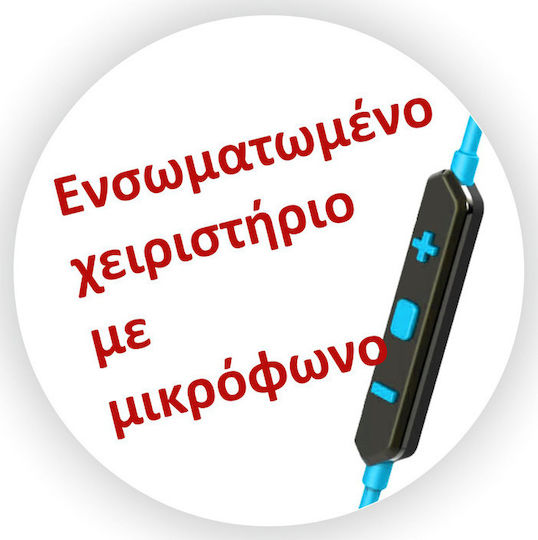 Volte-Tel VT600 In-ear Bluetooth Handsfree Ακουστικά με Αντοχή στον Ιδρώτα Μαύρα