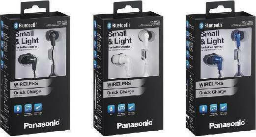 Panasonic RP-NJ300B In-ear Bluetooth Handsfree Căști Negru