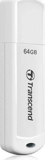Transcend JetFlash 730 64GB USB 3.0 Stick Alb