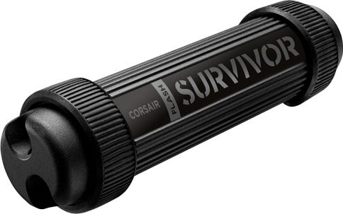 Corsair Flash Survivor Stealth 64GB USB 3.0 Stick Black