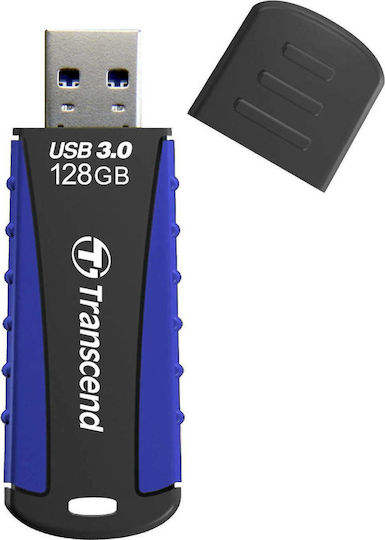 Transcend JetFlash 810 128GB USB 3.0 Stick Μαύρο