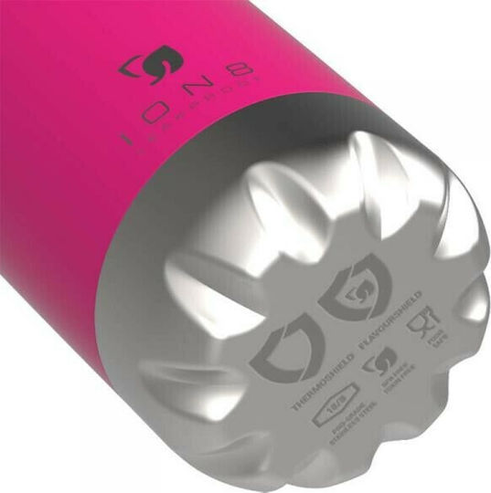 Ion8 Leak Proof Steel Bottle Thermos Stainless Steel BPA Free 500ml Red