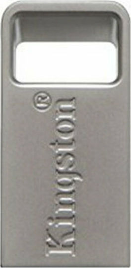 Kingston DataTraveler Micro 128GB USB 3.1 Stick Γκρι