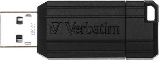 Verbatim PinStripe 128GB USB 3.0 Stick Schwarz