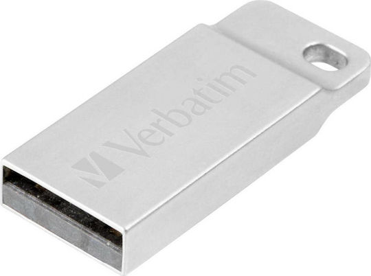 Verbatim Metal Executive 32GB USB 2.0 Stick Silber