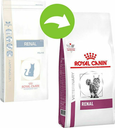 Royal Canin Veterinary Diet Renal Feline Cat Dry Food with Corn / Rice 2kg