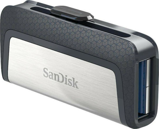 Sandisk Ultra Dual Drive 128GB USB 3.1 Стик с връзка USB-A & USB-C Бял