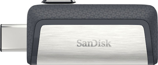 Sandisk Ultra Dual Drive 32GB USB 3.1 Стик с връзка USB-A & USB-C Бял