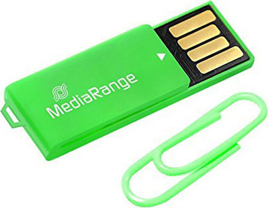 MediaRange 32GB USB 2.0 Stick Πράσινο
