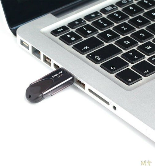 PNY Attaché 4 64GB USB 2.0 Stick Μαύρο