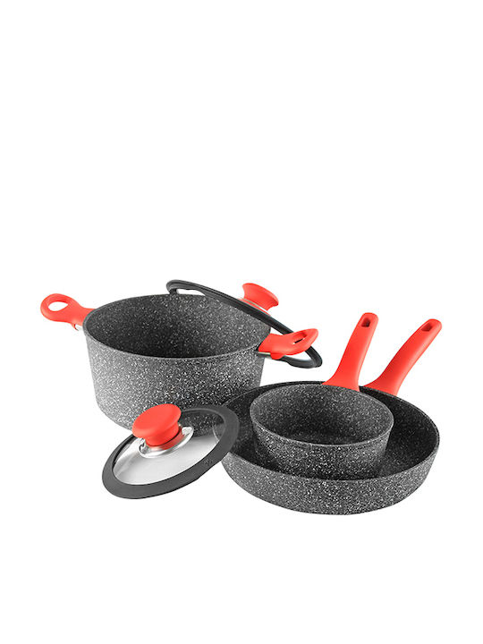 Luigi Ferrero Atlanta Aluminium Pfanne mit Stein Innenbeschichtung 24cm
