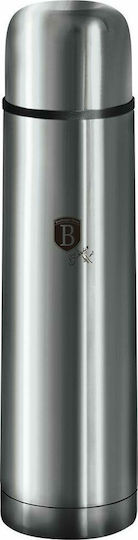 Berlinger Haus Flask Metallic Bottle Thermos Stainless Steel 1lt Silver with Cap-Cup
