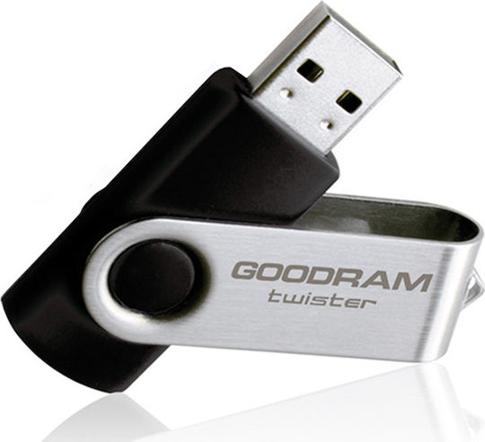 GoodRAM UTS2 16GB USB 2.0 Stick Μαύρο
