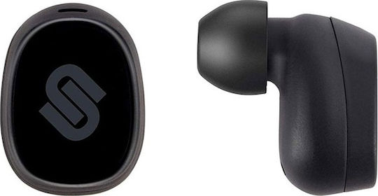 Urbanista Tokyo In-ear Bluetooth Handsfree Ακουστικά με Αντοχή στον Ιδρώτα και Θήκη Φόρτισης Μαύρα
