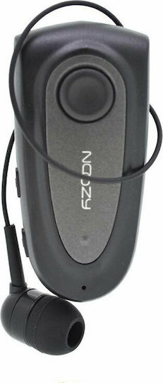 Noozy Roller BH67 In-ear Bluetooth Handsfree Ακουστικό Πέτου Γκρι