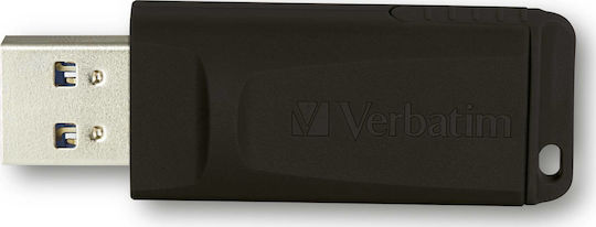 Verbatim Slider 128GB USB 2.0 Stick Μαύρο