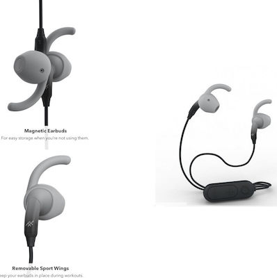 iFrogz Sound Hub Tone In-ear Bluetooth Handsfree Ακουστικά με Αντοχή στον Ιδρώτα Μαύρα