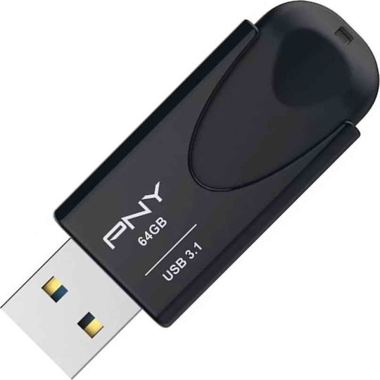 PNY Attaché 4 64GB USB 3.1 Stick Negru