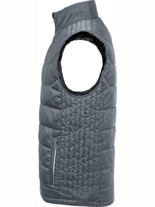 Russell Europe Men's Promotional Sleeveless Blouse In Gray Color