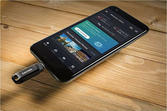 Sandisk Ultra Dual Drive Go 64GB USB 3.1 Stick cu conexiune USB-A