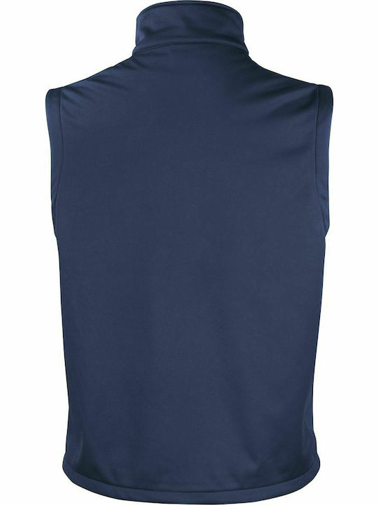 Result Men's Sleeveless Softshell Jacket Waterproof and Windproof Navy Blue