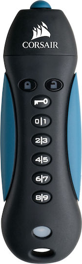 Corsair Padlock 3 128GB USB 3.0 Stick Blau