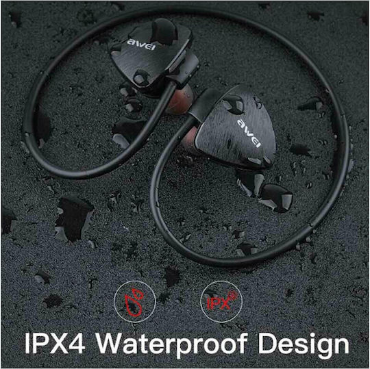 Awei A847BL In-ear Bluetooth Handsfree Earphones with Sweat Resistance Black