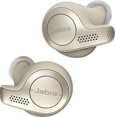 Jabra Elite 65t In-ear Bluetooth Handsfree Earphones with Sweat Resistance and Charging Case Golά