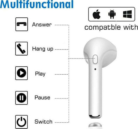 TWS i11 Ohrstöpsel Bluetooth-Freisprecheinrichtung Kopfhörer mit Ladeetui Weiß