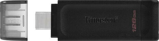 Kingston DataTraveler 70 128GB USB 3.2 Stick with connection USB-C Black