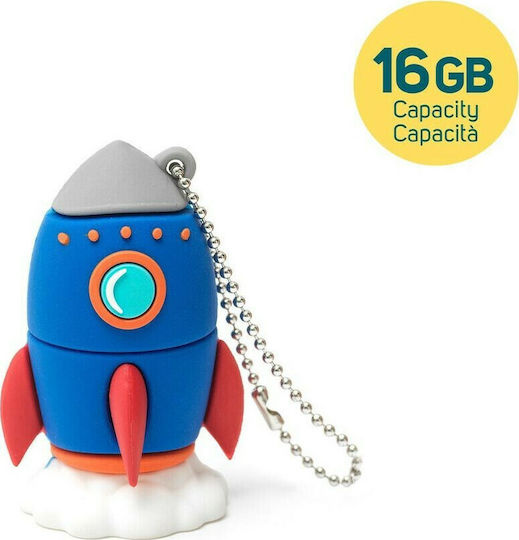 Legami Milano Rocket 16ГБ USB 3.0 Стик Многоцветен