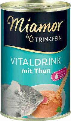 Miamor TrinkFine Wet Food for Adult Cats In Can with Tuna Vitaldrink 1pc 135gr