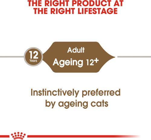 Royal Canin Ageing 12+ Wet Food for Senior Cats in Pouches with Tuna 85gr