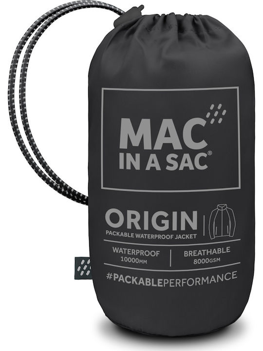 Mias Origin Μπουφάν Αδιάβροχο Jet Black