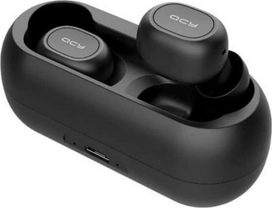QCY T1c In-Ear Bluetooth-Freisprecheinrichtung Kopfhörer mit Ladeetui Schwarz