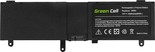 Green Cell Compatible Battery for Asus ROG G550/G550J/G550JK/N550 with 4000mAh