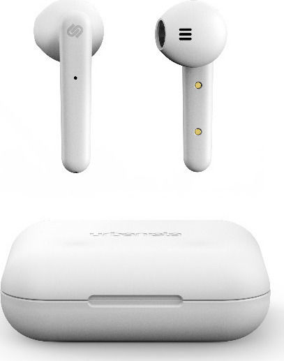 Urbanista Stockholm In-ear Bluetooth Handsfree Ακουστικά με Θήκη Φόρτισης Λευκά