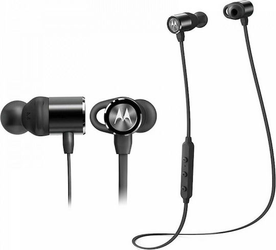 Motorola Verveloop 200 In-ear Bluetooth Handsfree Ακουστικά με Αντοχή στον Ιδρώτα Μαύρα