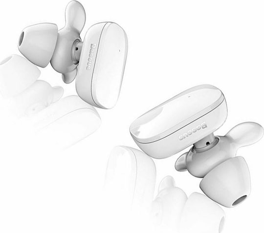 Baseus Encok W02 In-ear Bluetooth Handsfree Earphone White